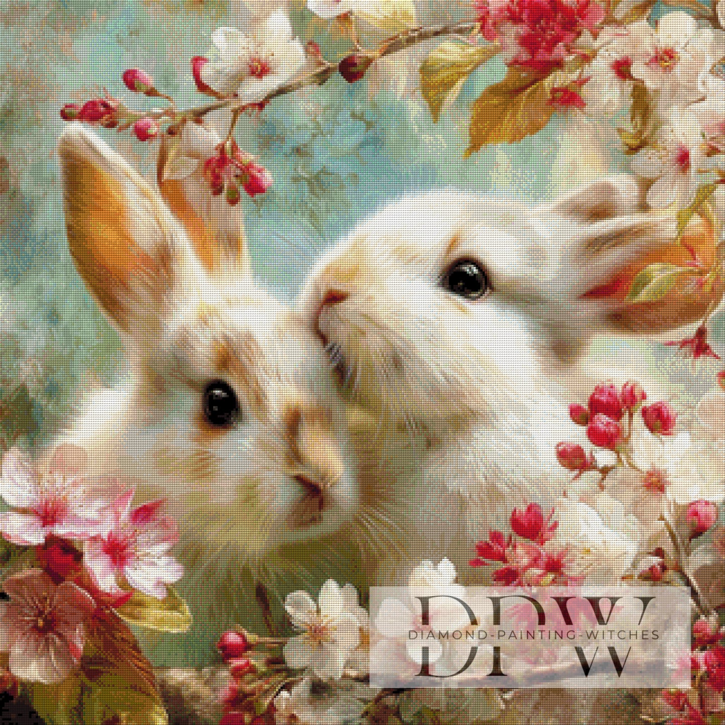 Harmony by CleoDora 80x80cm mit 230 Farben DPW-6178