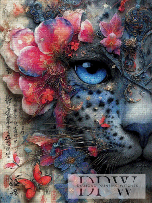 Wild Bloom by Elly_A.I. 75x100cm mit 270 Farben DPW-6196