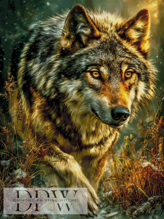 Wild Wolf by Casalla Vendetta 75x100cm mit 160 Farben DPW-6205
