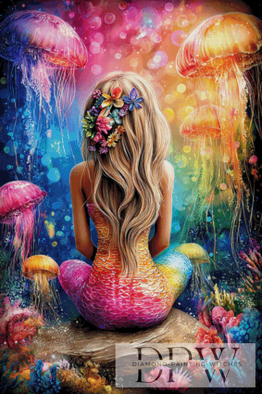 Unterwasserzauber by theA.art 70x105cm mit 400 Farben DPW-6215