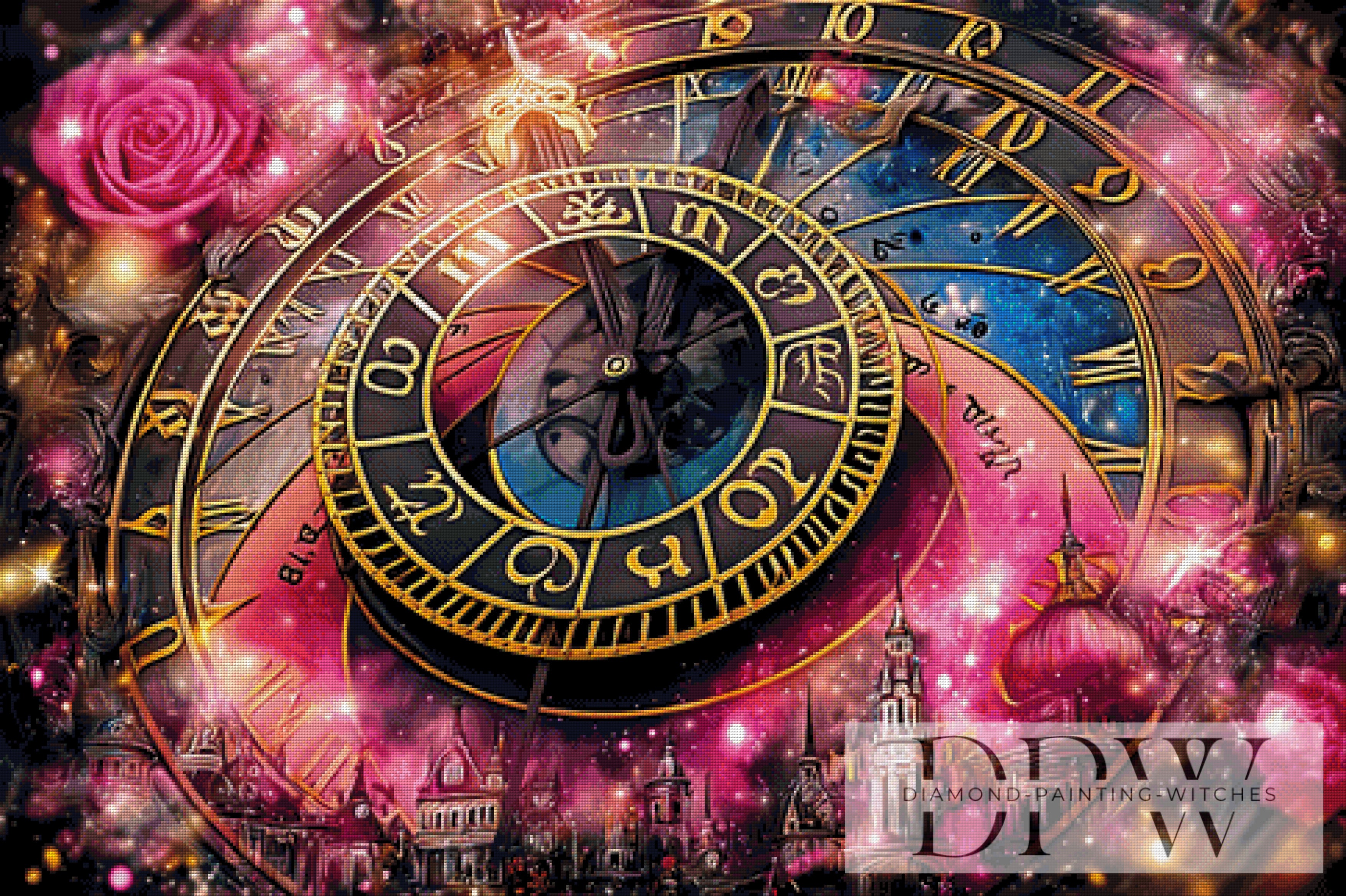 Galaktische Zeitrose by theA.art mit 320 Farben