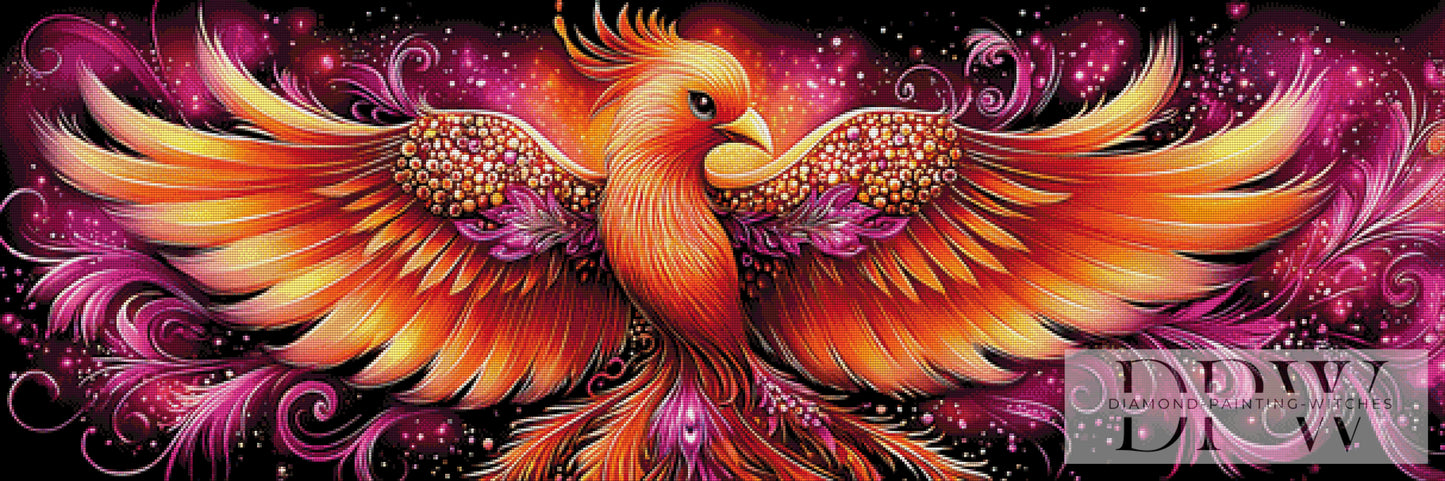 Feuerseele by theA.art 150x50cm mit 260 Farben DPW-6222
