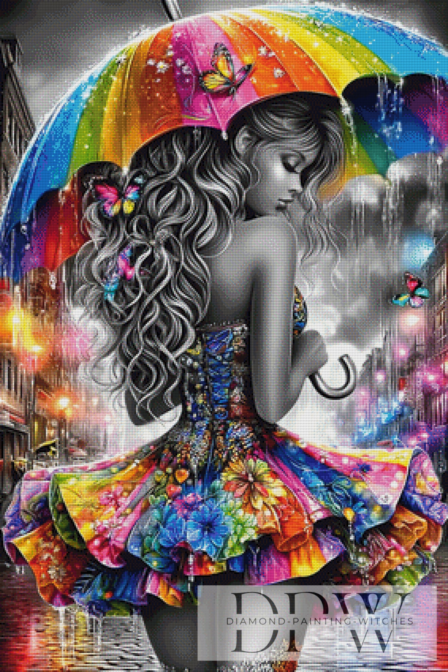 Rainbow Rebecca by theA.art 70x105cm mit 447 Farben DPW-6229