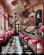 Pink Velvet Ice Lounge by theA.art mit 330 Farben **SOFORTKAUF** ECKIGE Steine