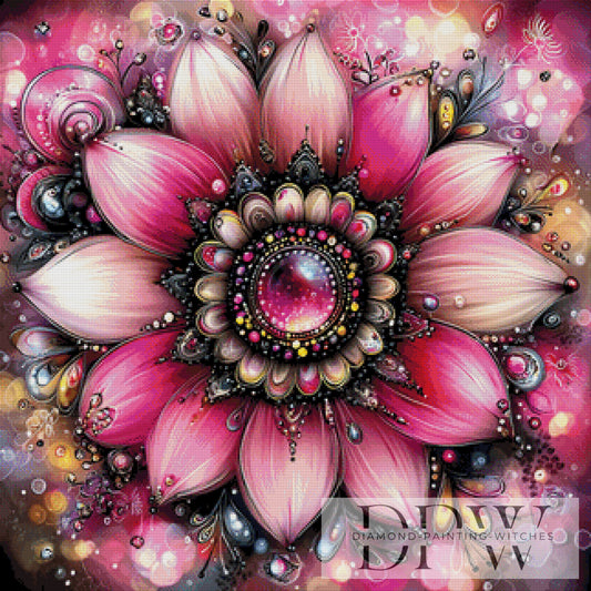 Lunaris by theA.art 80x80cm mit 270 Farben DPW-6235