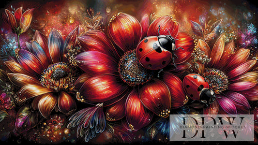 Käferoase by theA.art 115x65cm mit 350 Farben DPW-6246