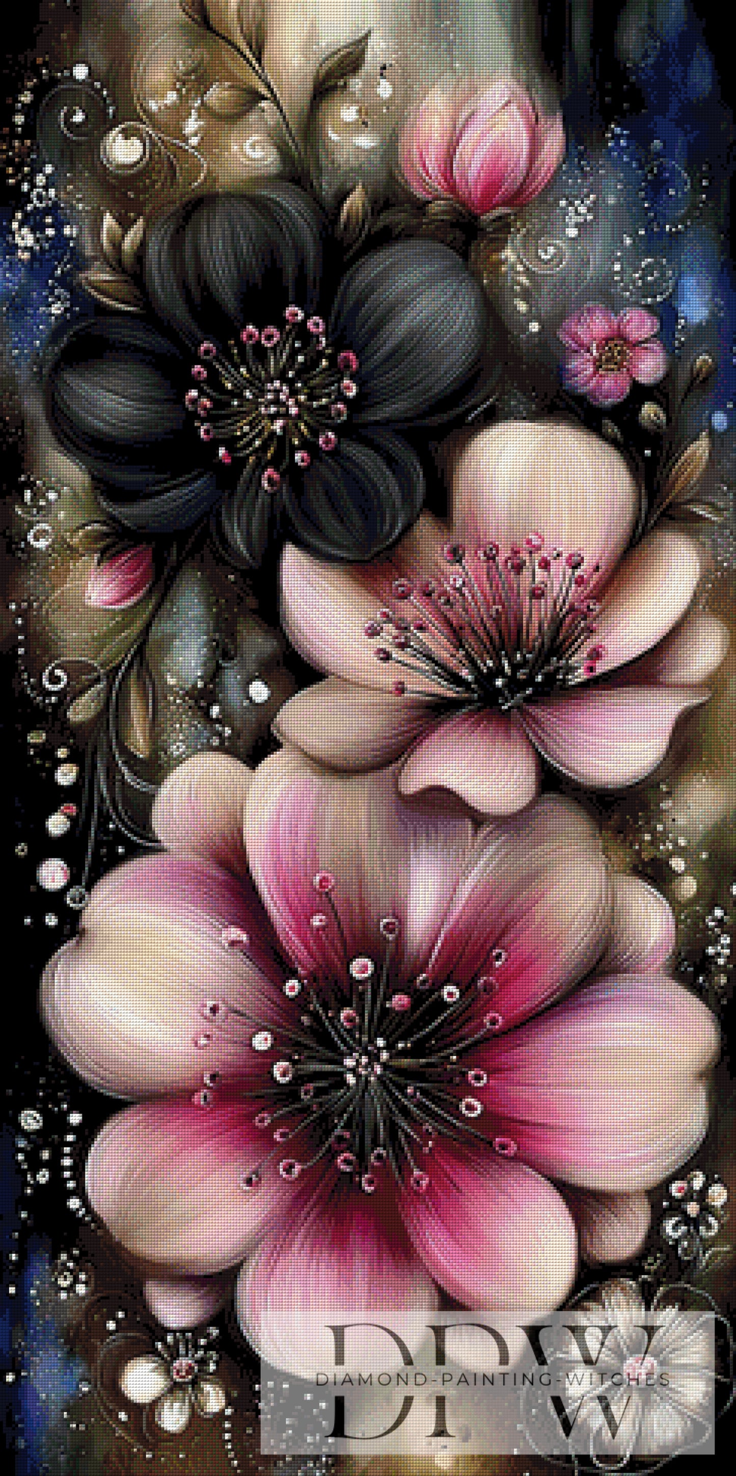 Witchlight Florarium by theA.art 60x120cm mit 200 Farben DPW-6247