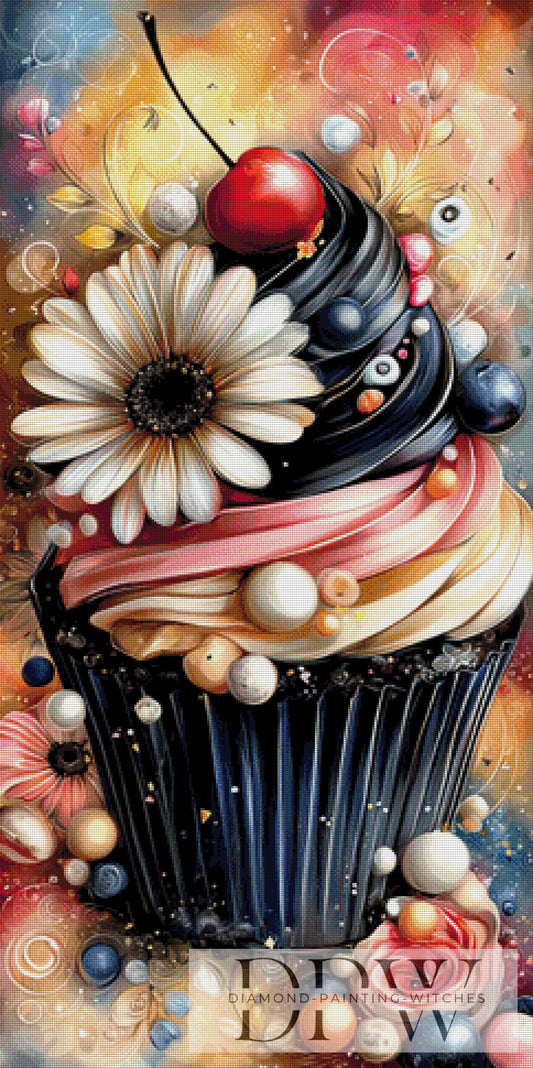 Black Cup Cake by theA.art 60x120cm mit 270 Farben DPW-6249