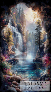 Am Wasserfall by ellufija mit 260 Farben