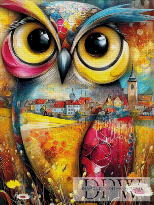 Dorfeuli by CleoDora 75x100cm mit 370 Farben DPW-6302