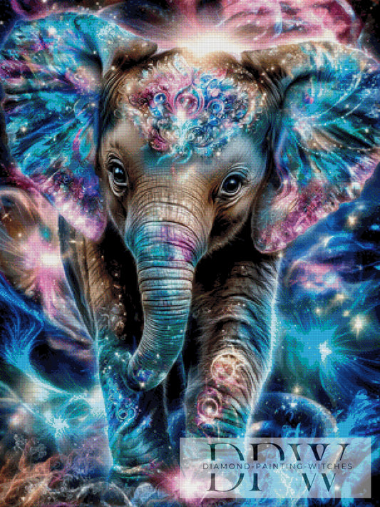 Leuchtifanti by CleoDora 75x100cm mit 250 Farben DPW-6305