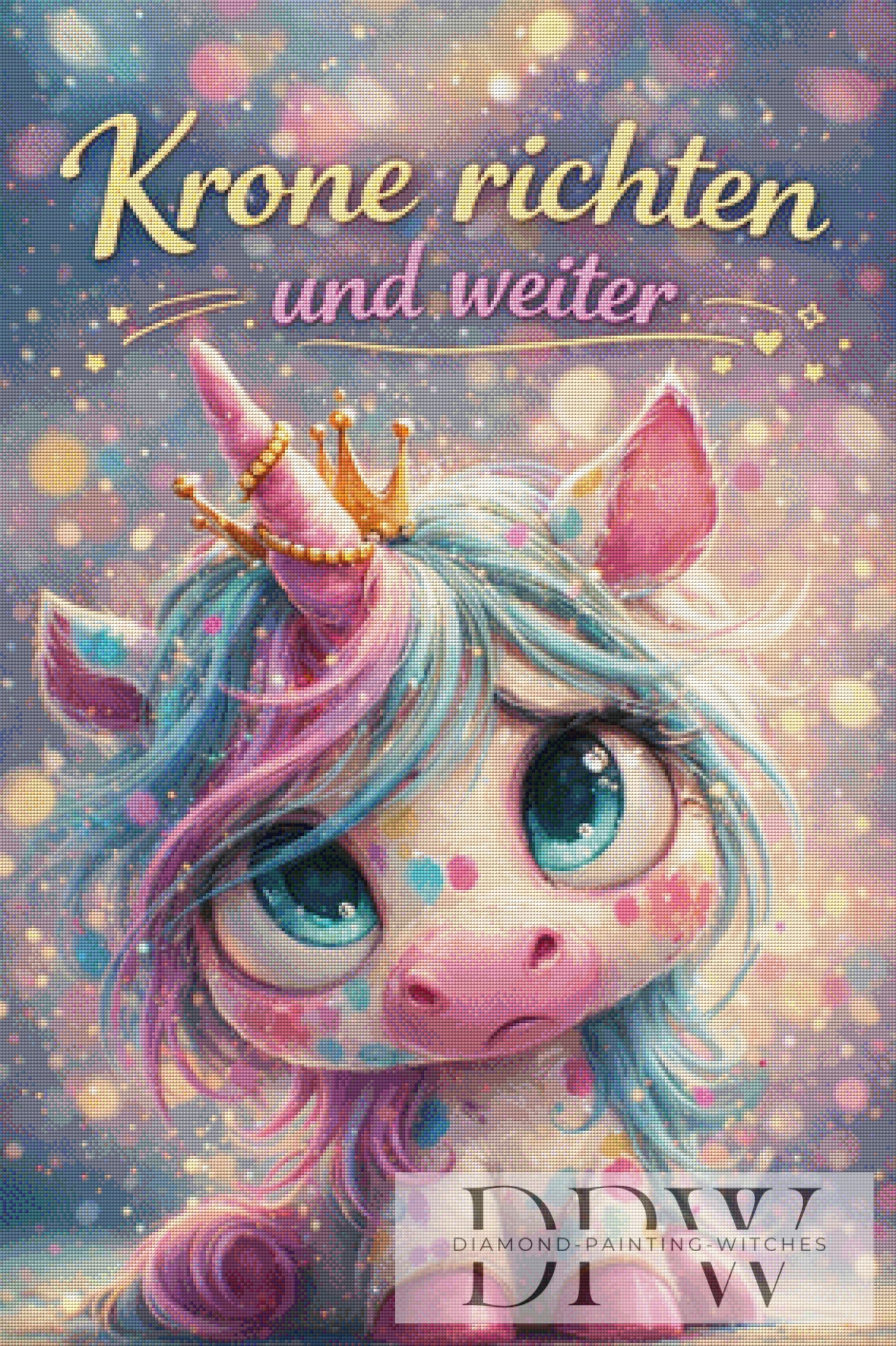 Krone richten und weiter by Elly_A.I. 70x105cm mit 260 Farben DPW-6336