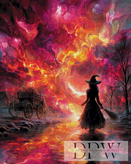 Hexenfeuer by Elly_A.I. 75x100cm mit 220 Farben DPW-6351