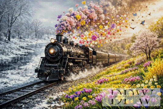 Change of the Seasons by Pixxel Pics 135x90cm mit 320 Farben DPW-6359