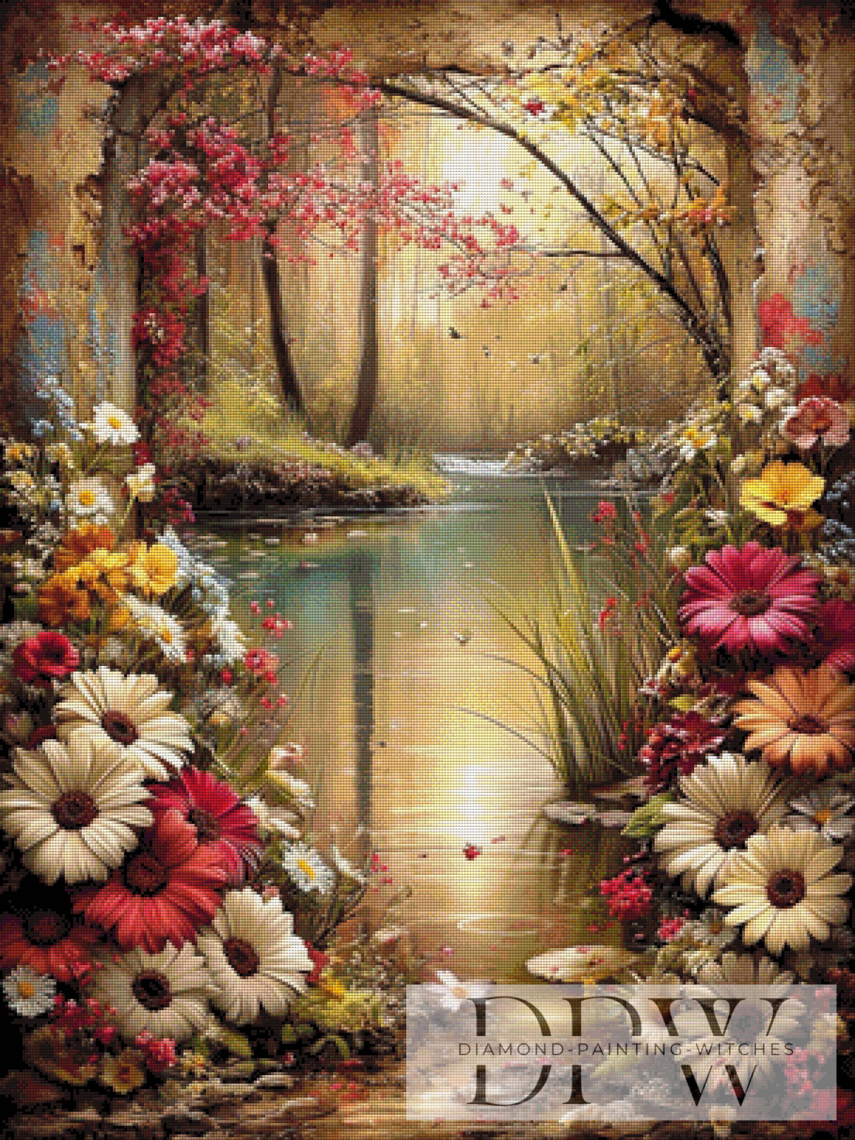 Blümchen am Waldsee by CleoDora mit 240 Farben