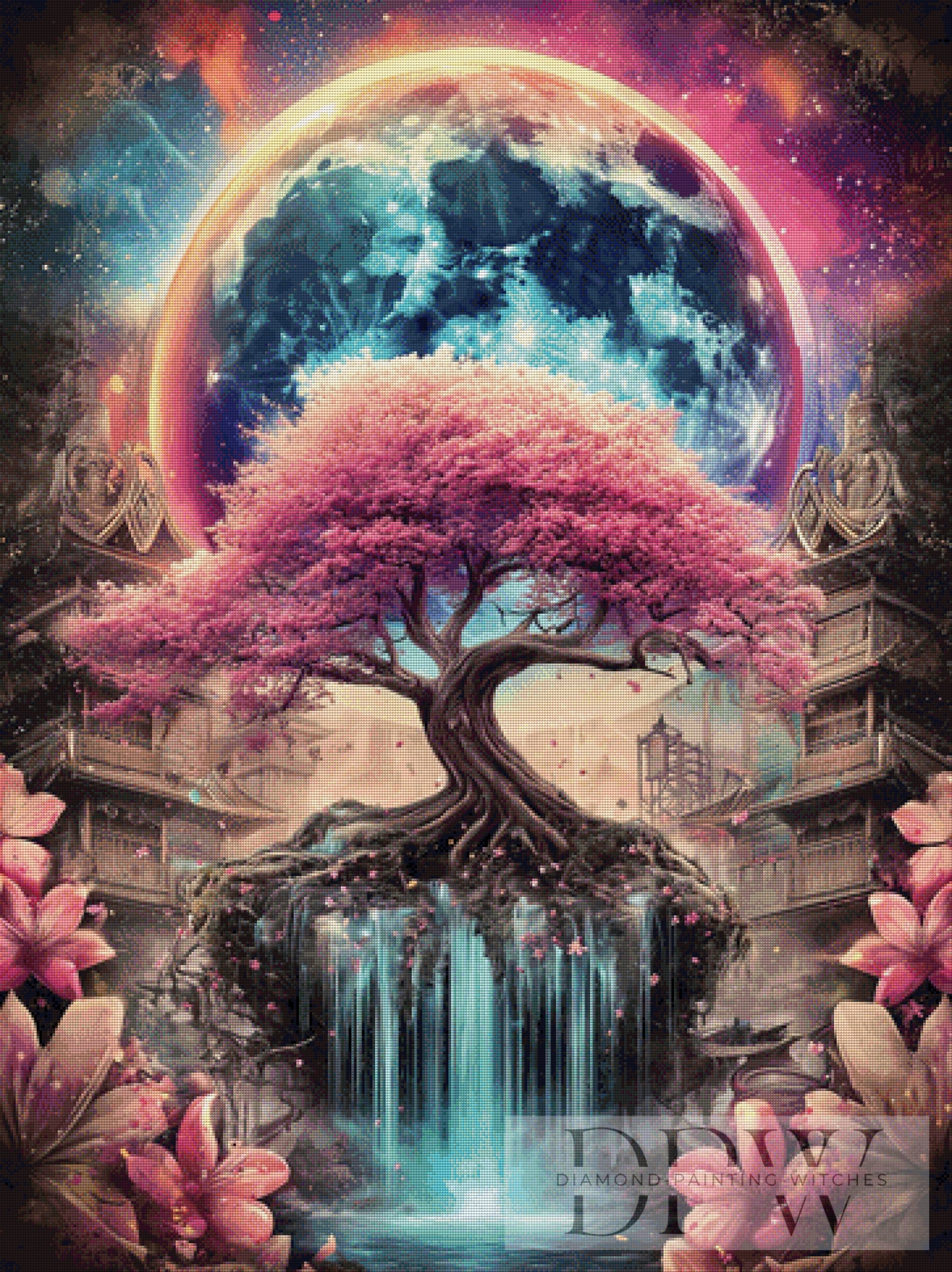 Himmelsbaum by Sweet_Loco_AI 90x120cm mit 250 Farben DPW-6454