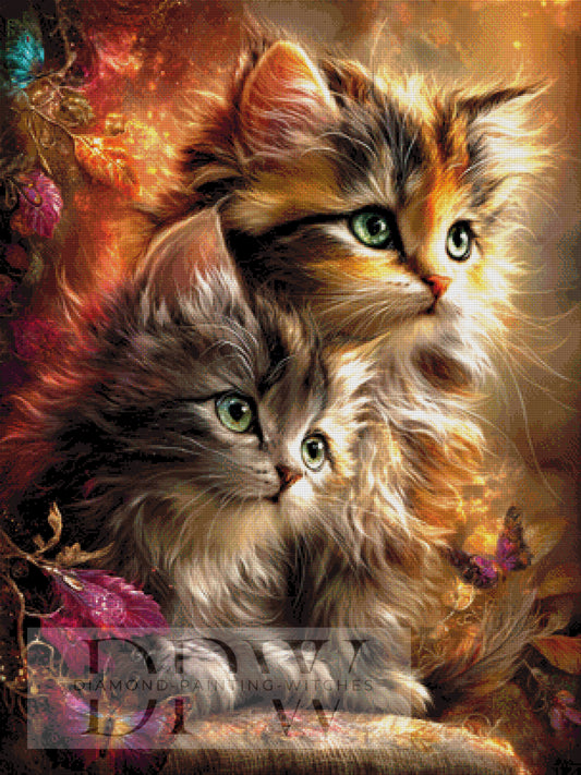 Flauschige Zweisamkeit by CreatiVart 75x100cm mit 250 Farben DPW-6465