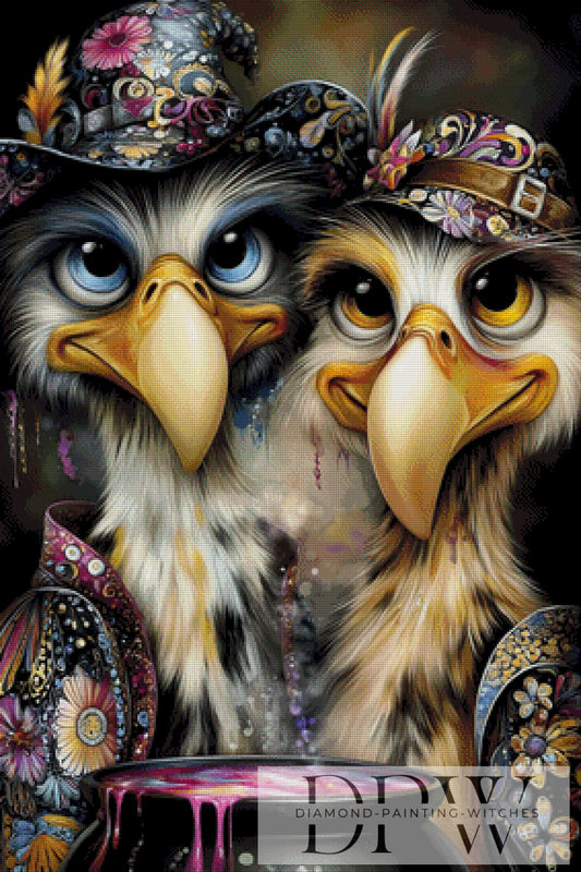 Die Witches Geier I by theA.art 75x100cm mit 250 Farben DPW-6476