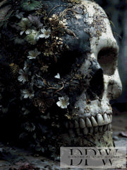 Black & White Skull by QN mit 100 Farben