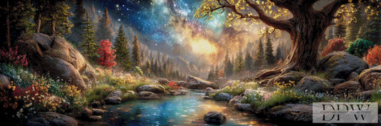 Sternenwald by ellufija 180x60cm mit 310 Farben DPW-6493