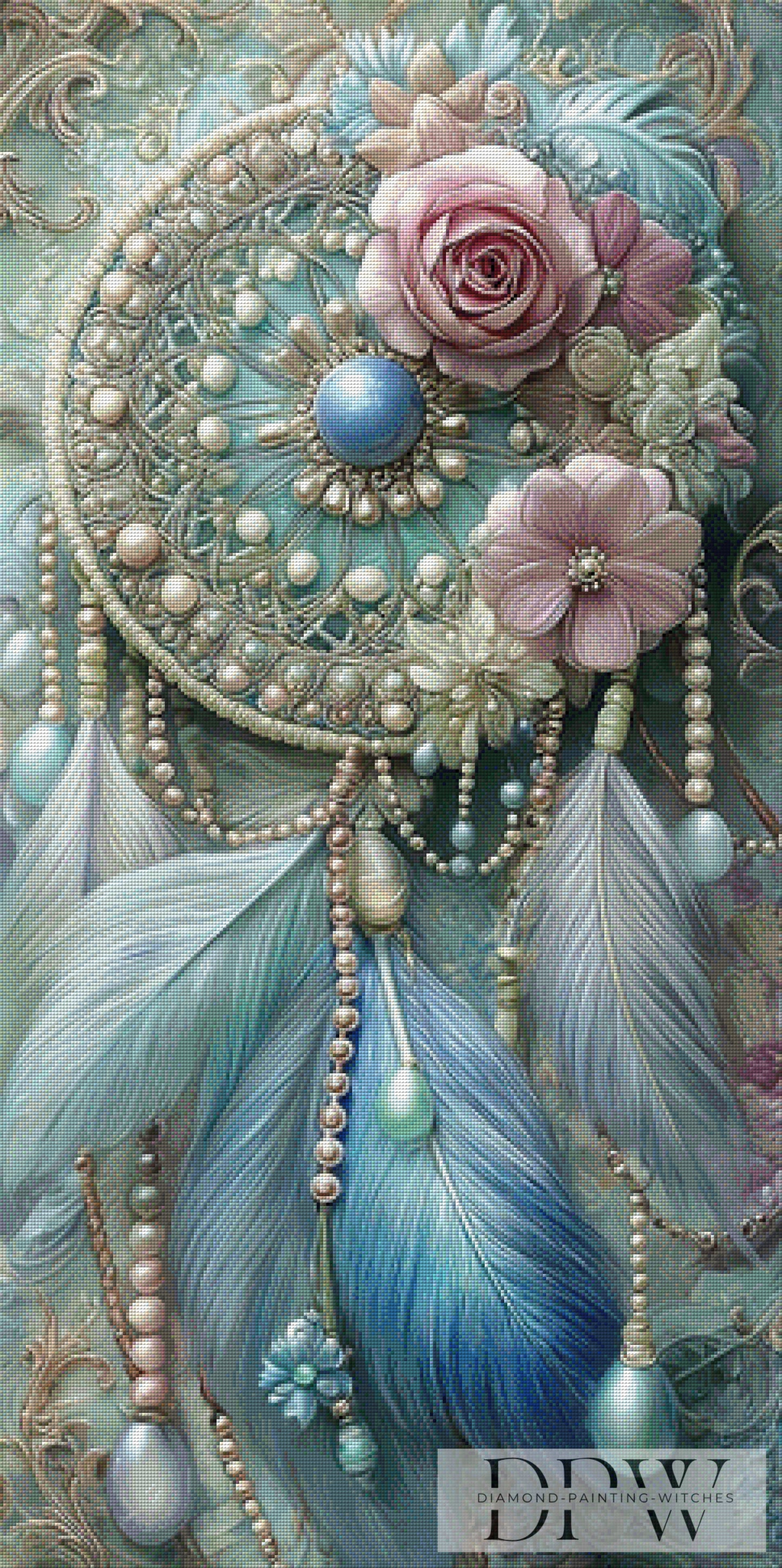Perlen Traumfänger by Elly_A.I. 60x120cm mit 190 Farben DPW-6505