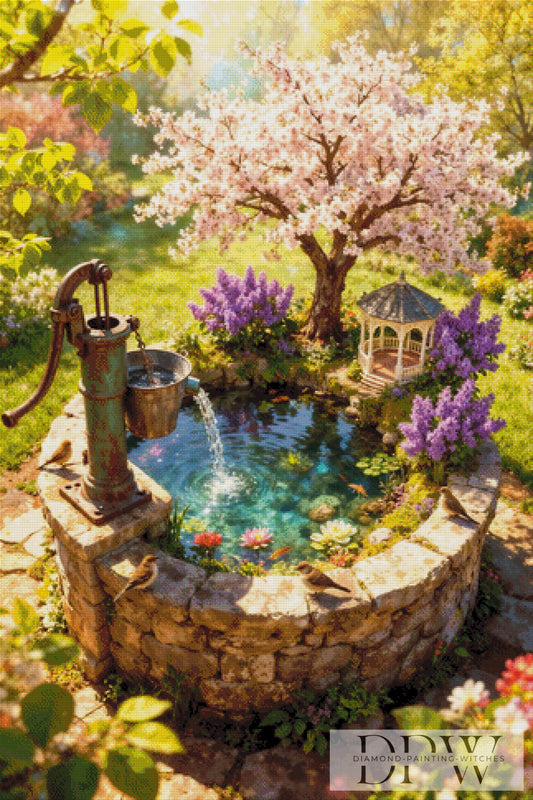 Spring garden by Pixxel Pics 80x120cm mit 300 Farben DPW-6511