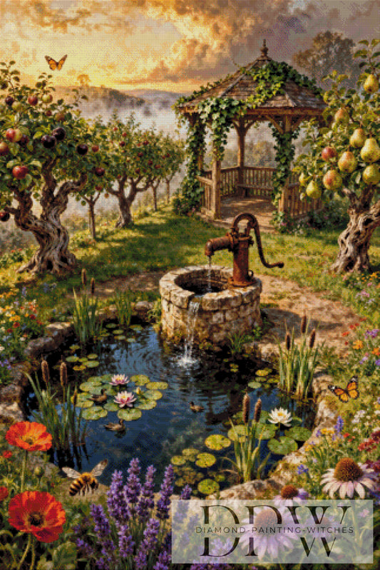 Summer garden by Pixxel Pics 80x120cm mit 260 Farben DPW-6530