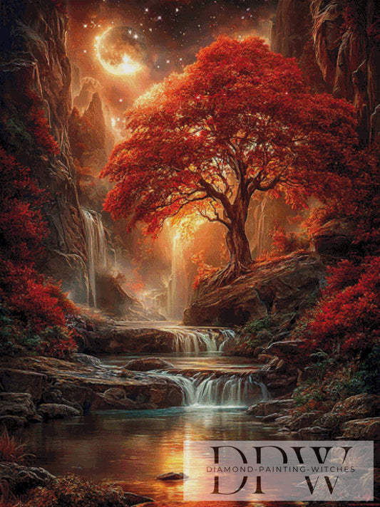 Mondlichtfels by Maggie 90x120cm mit 200 Farben DPW-6535