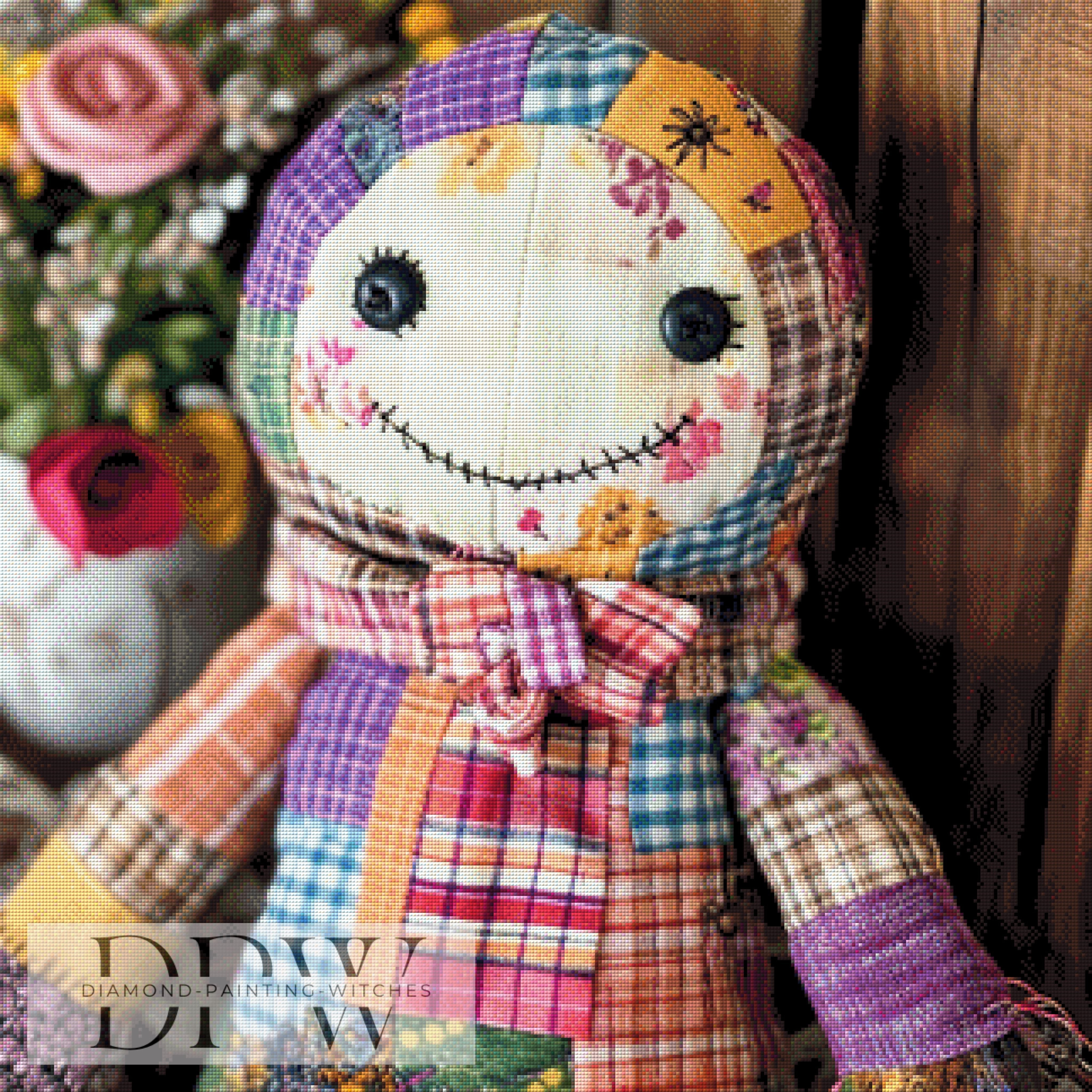 Patchwork Doll by Guardian Angel , mit 320 Farben