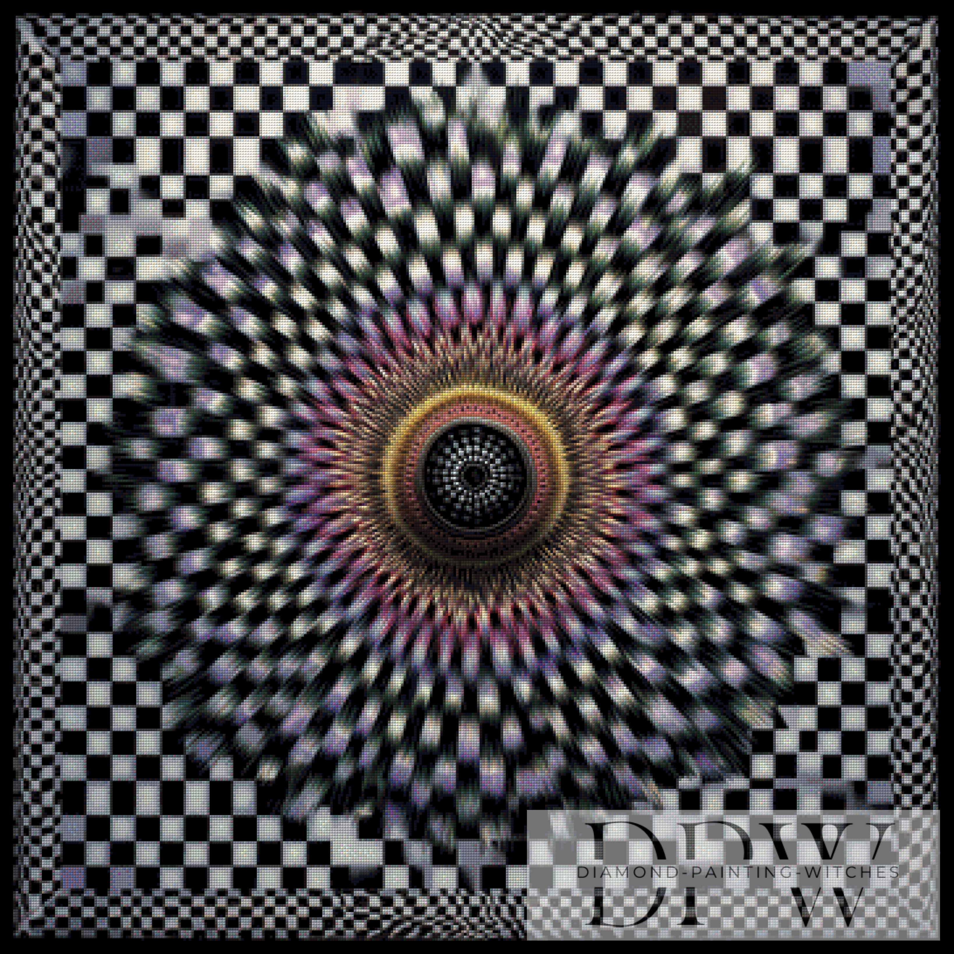 Illusionskreis by by QN 90x90 165 Farben