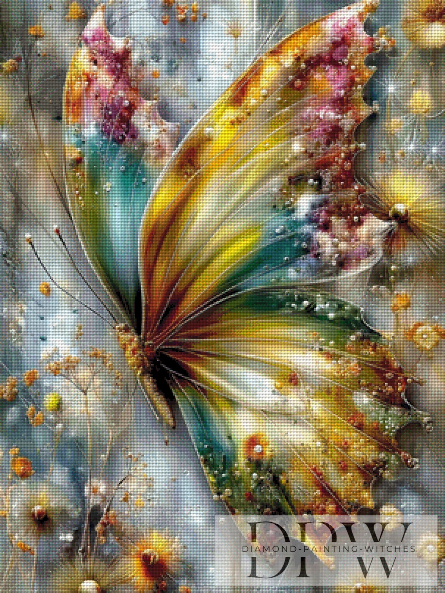 Lichtschmetterling by CleoDora 75x100cm mit 300 Farben DPW-6523