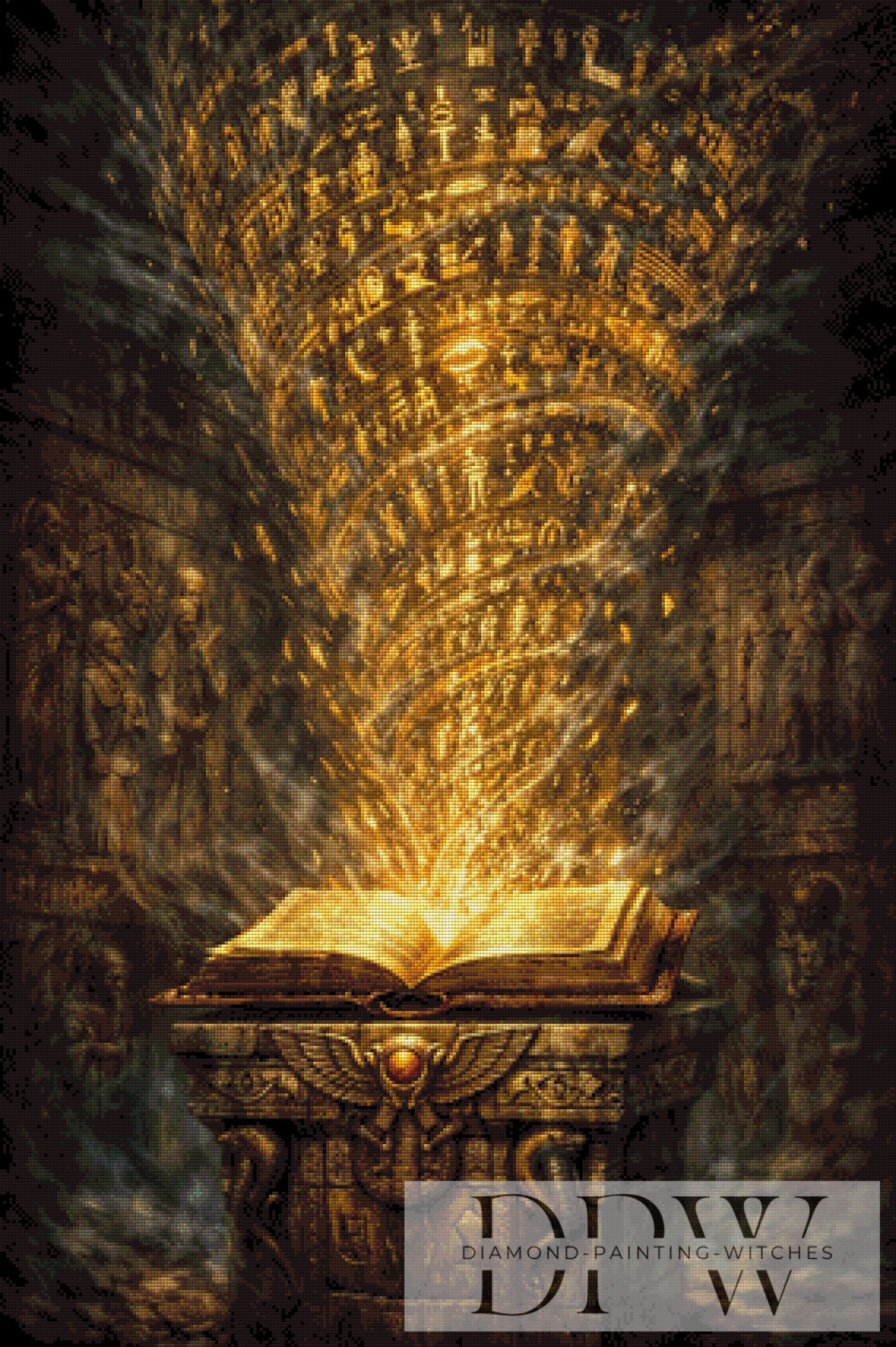 Unleashed Curse by Pixxel Pics 70x105cm mit 90 Farben DPW-6532