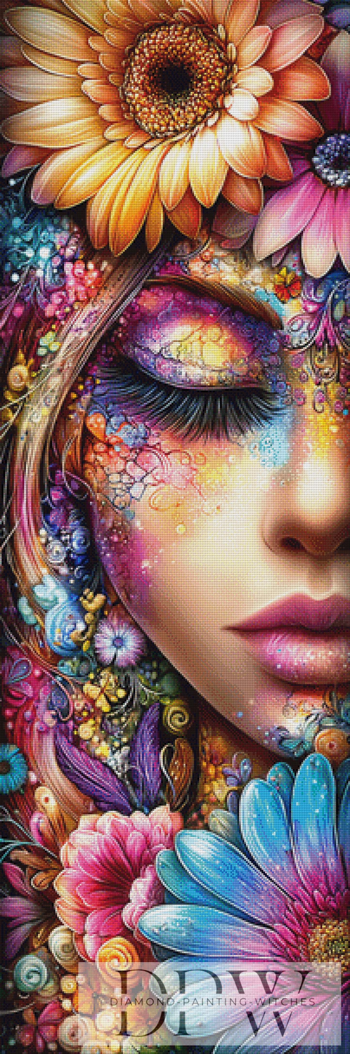 Rainbow fairy by theA.art 50x150cm mit 410 Farben DPW-6549