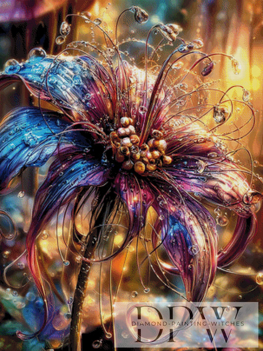 Zauberblume by CleoDora 75x100cm mit 350 Farben DPW-6558