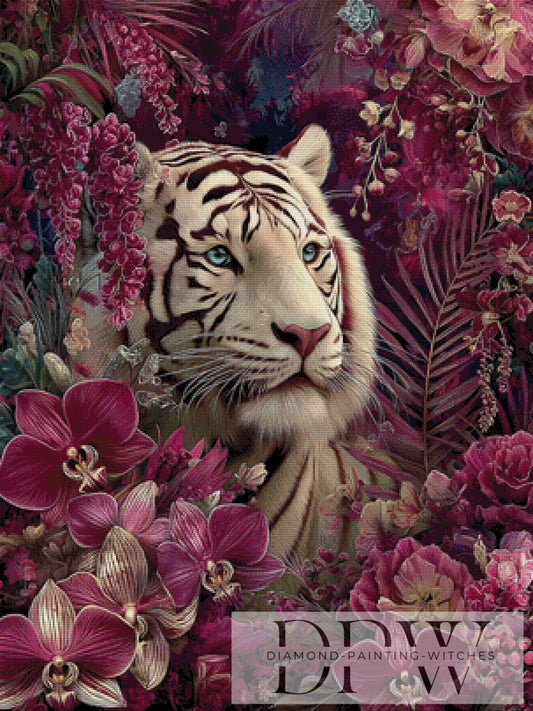 Im Duft der roten Wildnis by CleoDora 75x100cm mit 170 Farben DPW-6563