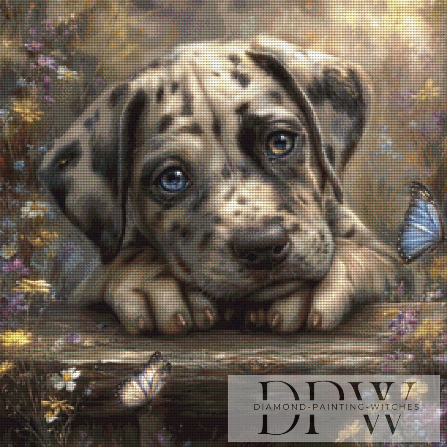 Dieser eine Blick by CleoDora 70x70cm mit 120 Farben DPW-6566