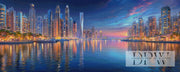 Skylinefluss by Elly_A.I mit 320 Farben