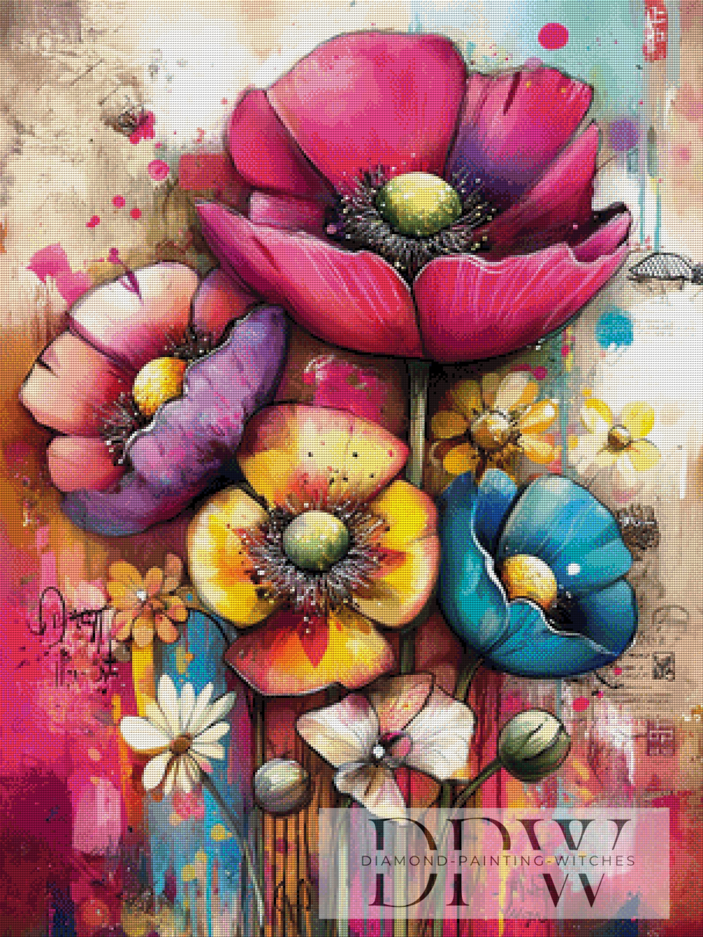 Blütenrausch by CleoDora mit 380 Farben