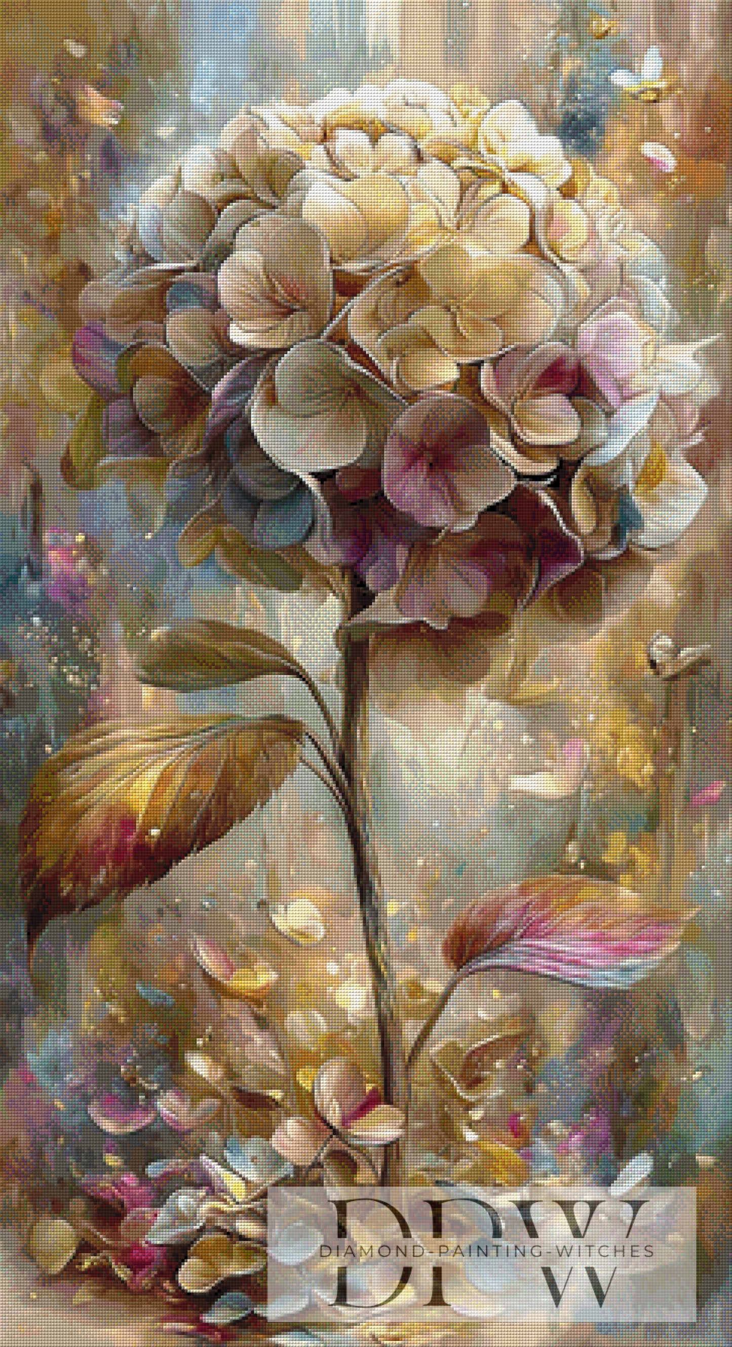Blüte im Goldlicht by CleoDora mit 210 Farben
