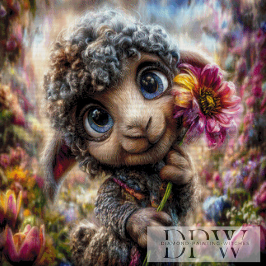 Frank das kleine Lämmchen by CreatiVart mit 300 Farben