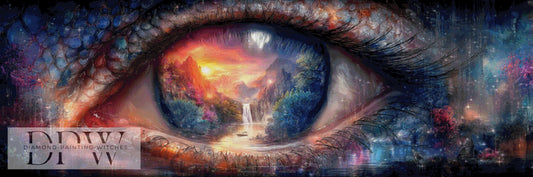 Im Auge des Drachen II by ellufija 180x60cm mit 250 Farben DPW-6606