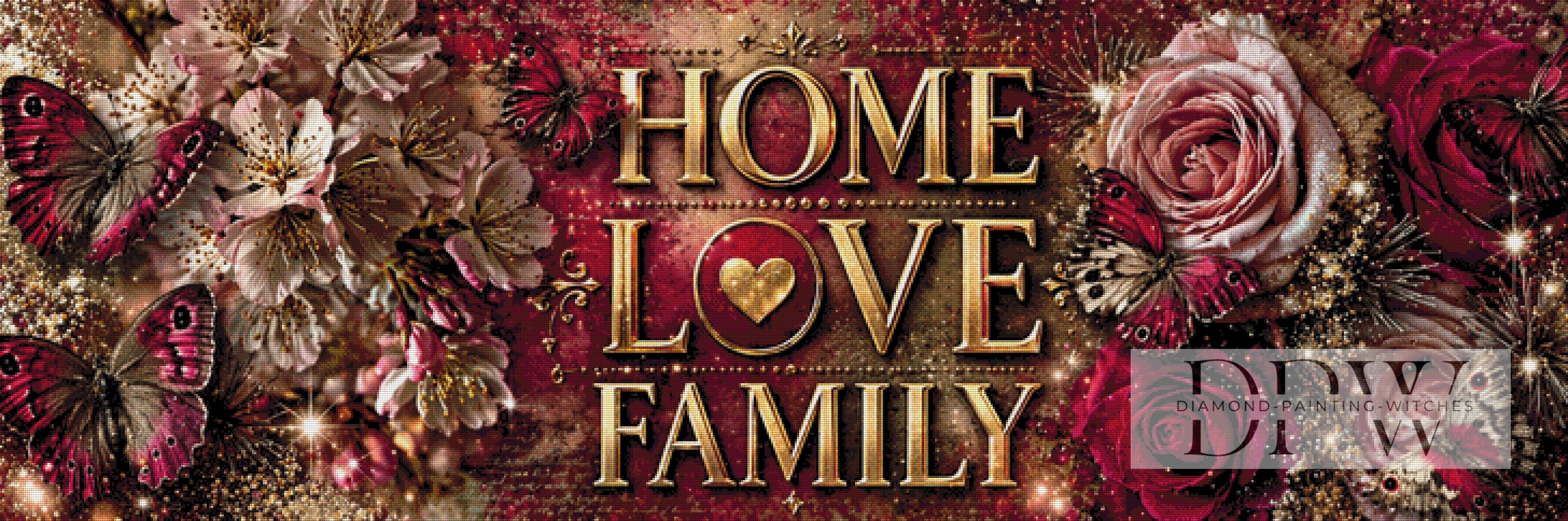 Home Love Family by theA.art mit 250 Farben