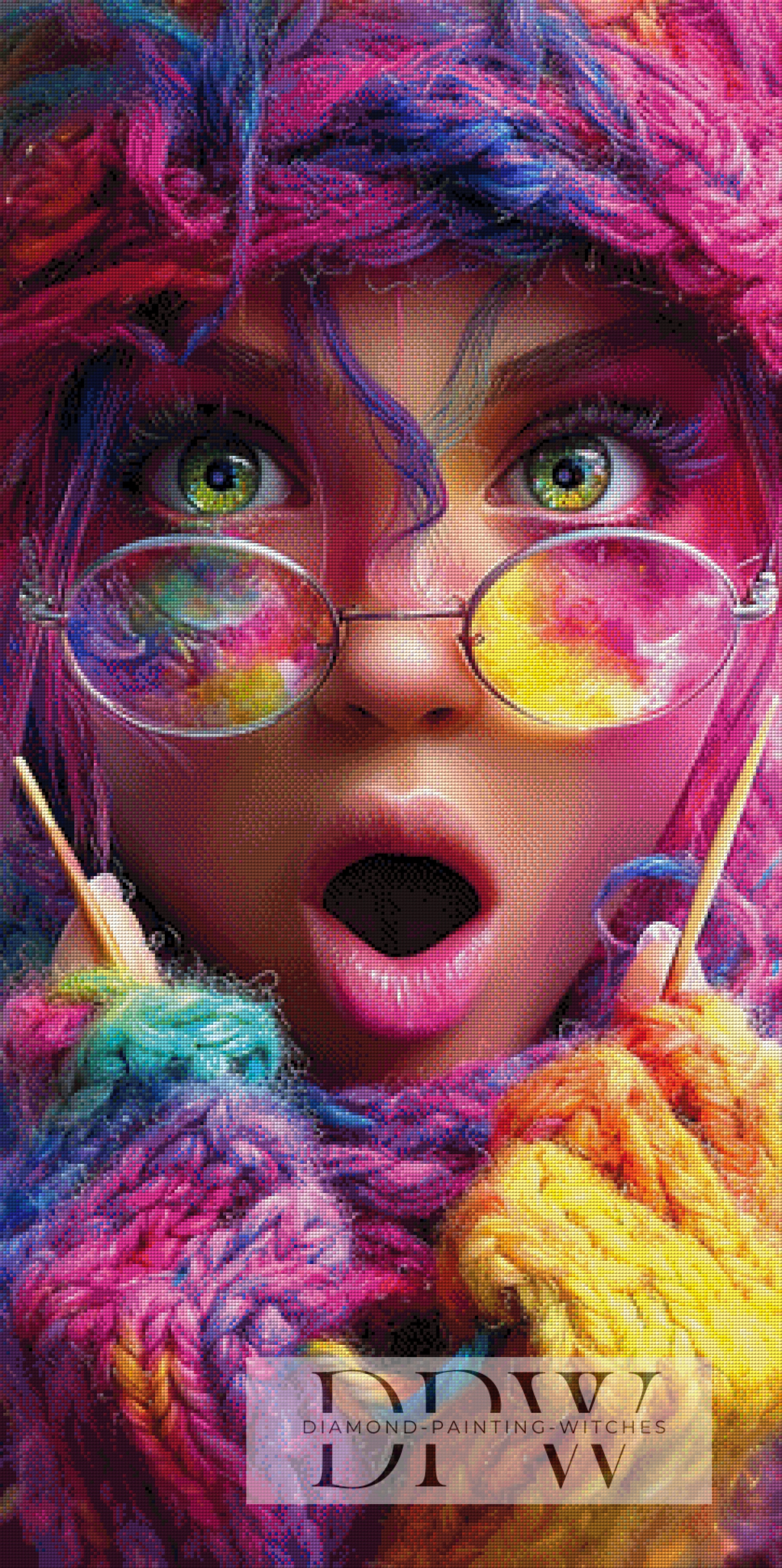 Regenbogenschock by theA.art mit 350 Farben