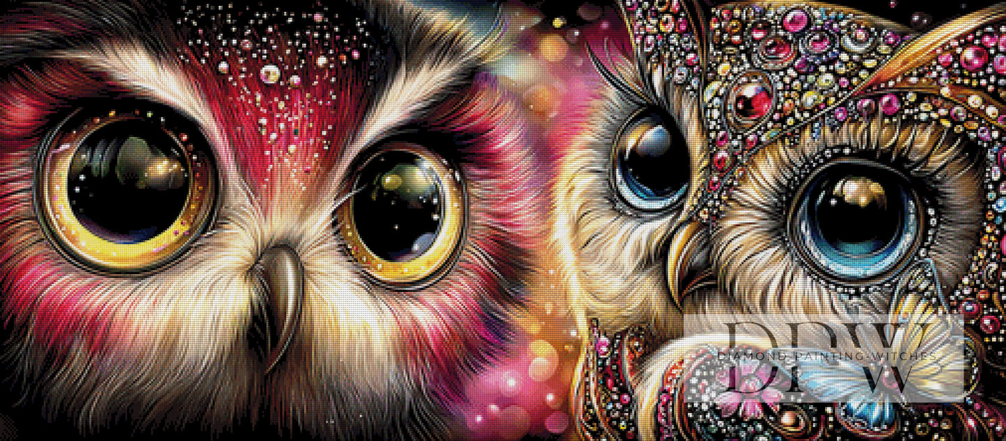 Juwelenaugen by theA.art 125x55cm mit 340 Farben DPW-6678