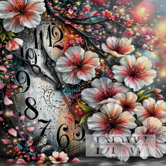 Zeit der Kirschblüten by theA.art 90x90cm mit 320 Farben DPW-6683