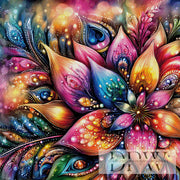 Prismablüte by theA.art by mit 447 Farben **SOFORTKAUF** ECKIGE Steine