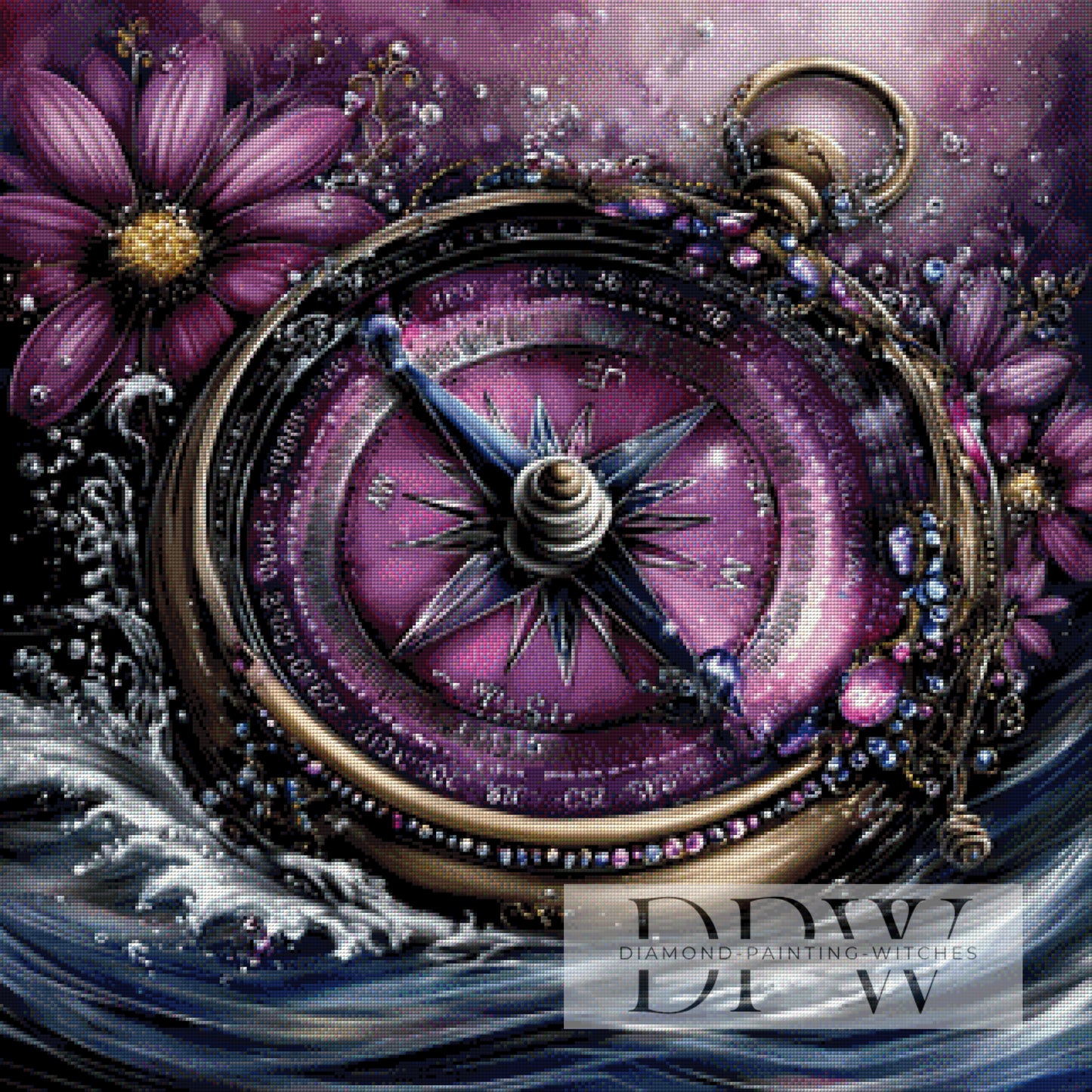 Violetta Naviga by theA.art 80x80cm mit 170 Farben DPW-6699