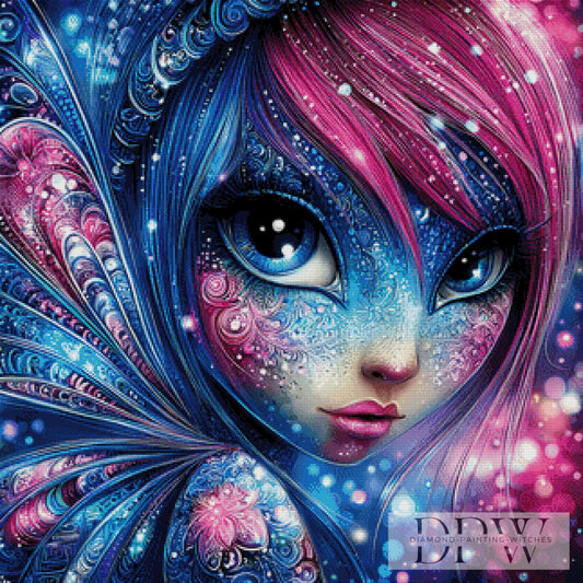 Trägerin des Lichts by theA.art 80x80cm mit 200 Farben DPW-6708