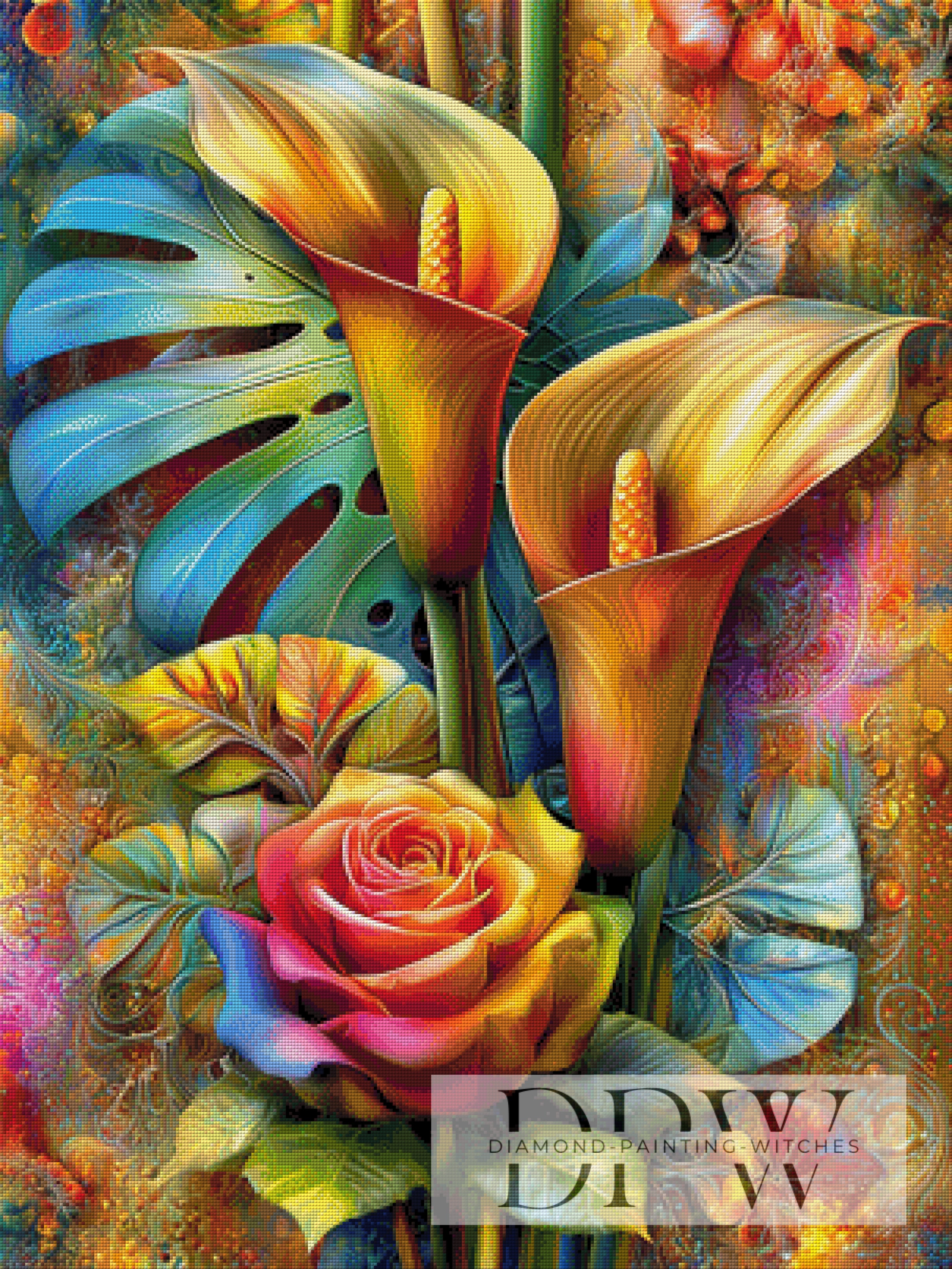 Tropical Bloom by CleoDora mit 400 Farben