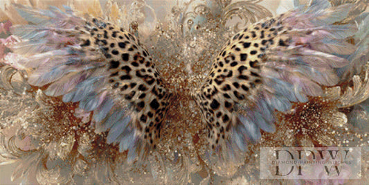 Leopardenflügel by theA.art 100x50cm mit 150 Farben DPW-6725